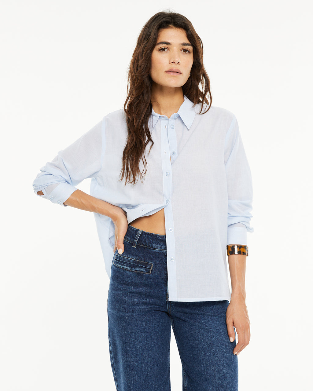 Camisa chambray