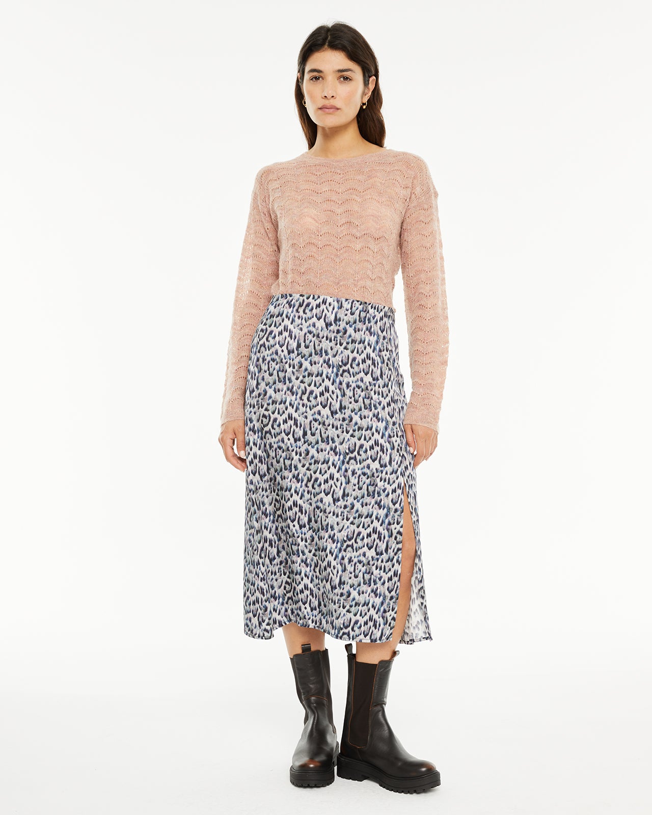 Falda animal print