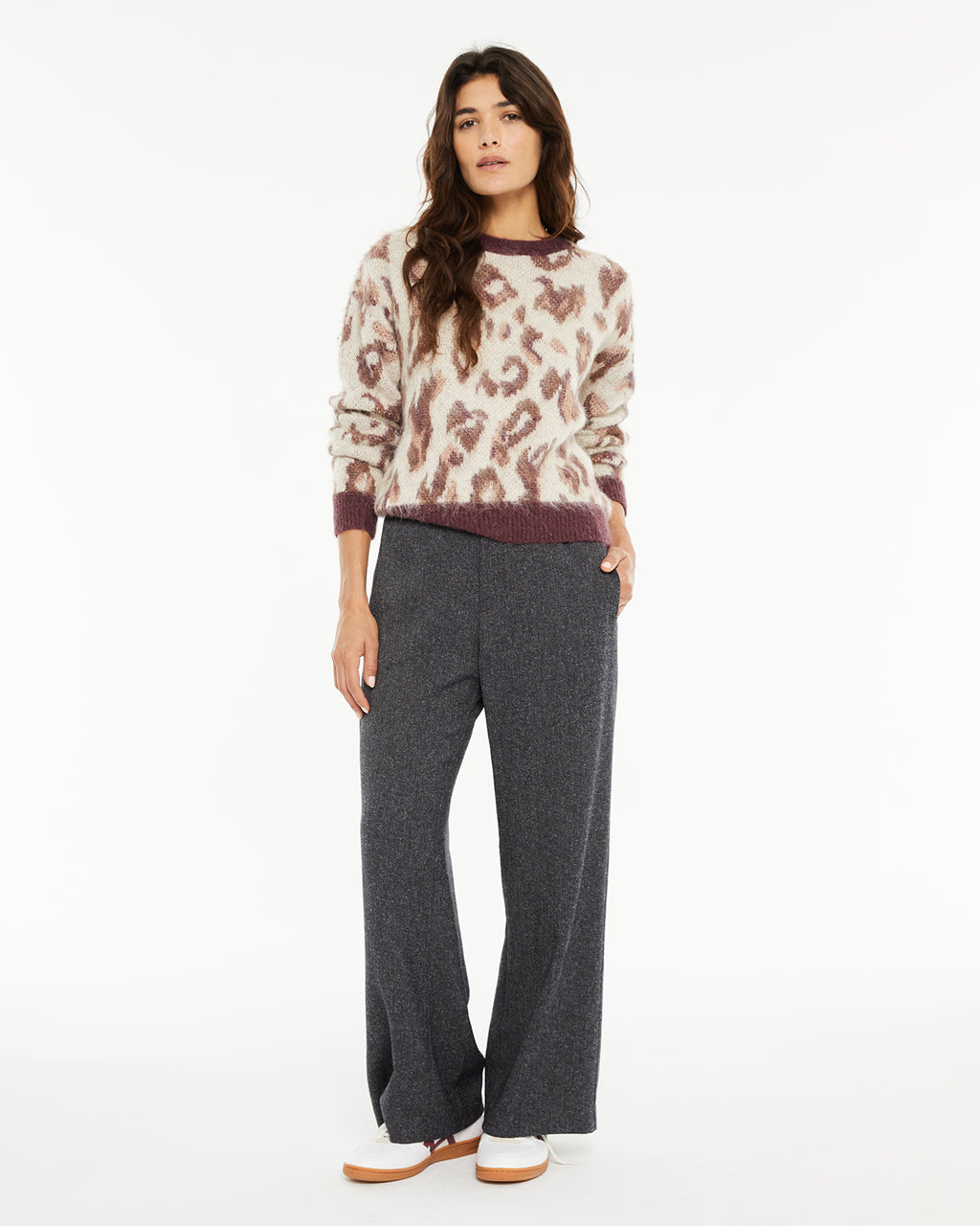 Pantalón ancho traje
