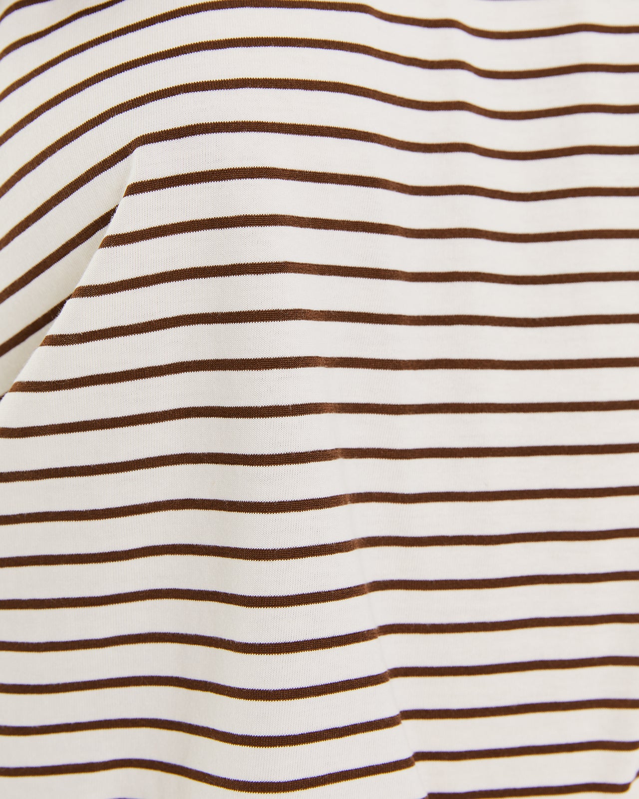 Camiseta rayas marrón