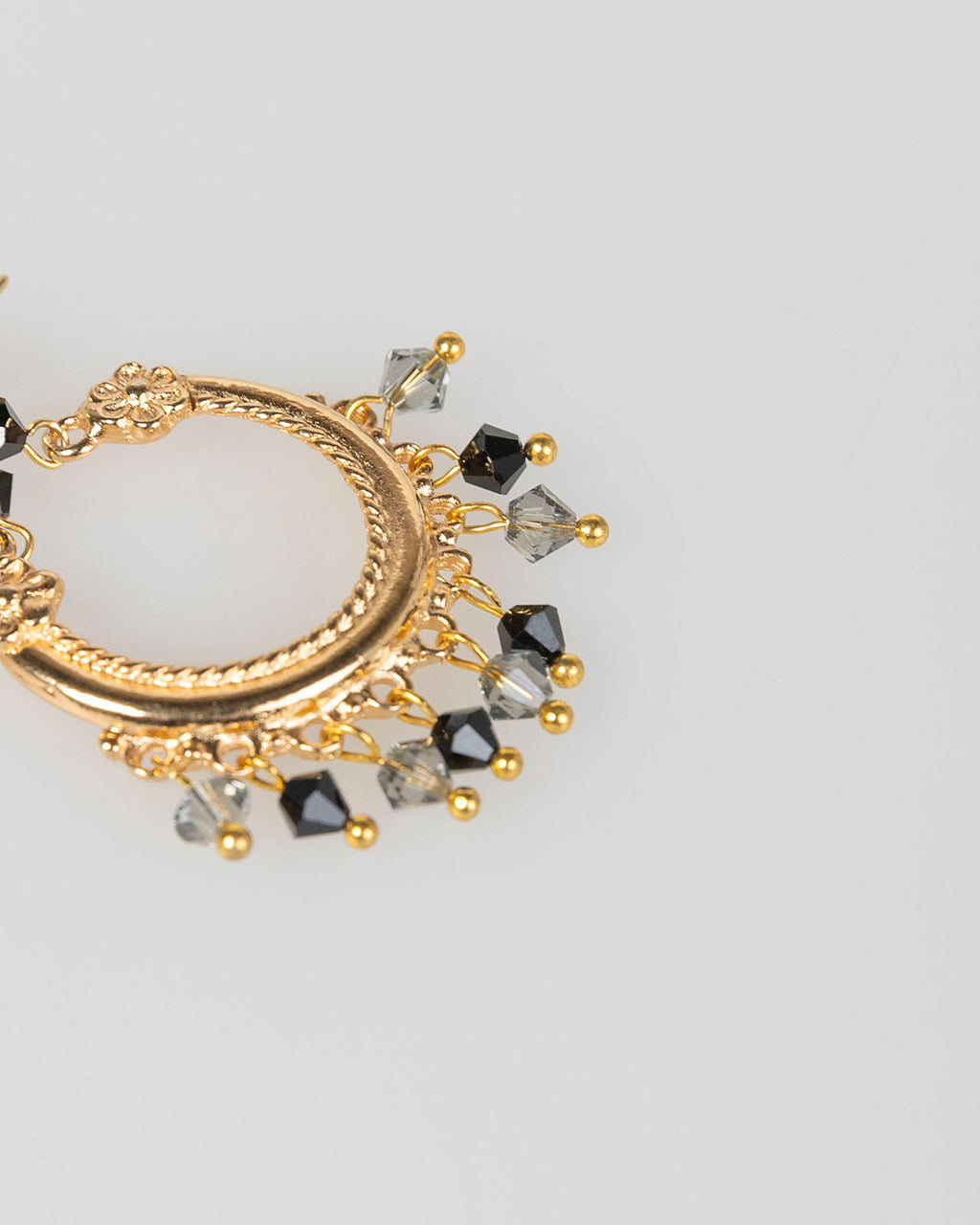 Pendientes largos con piedras