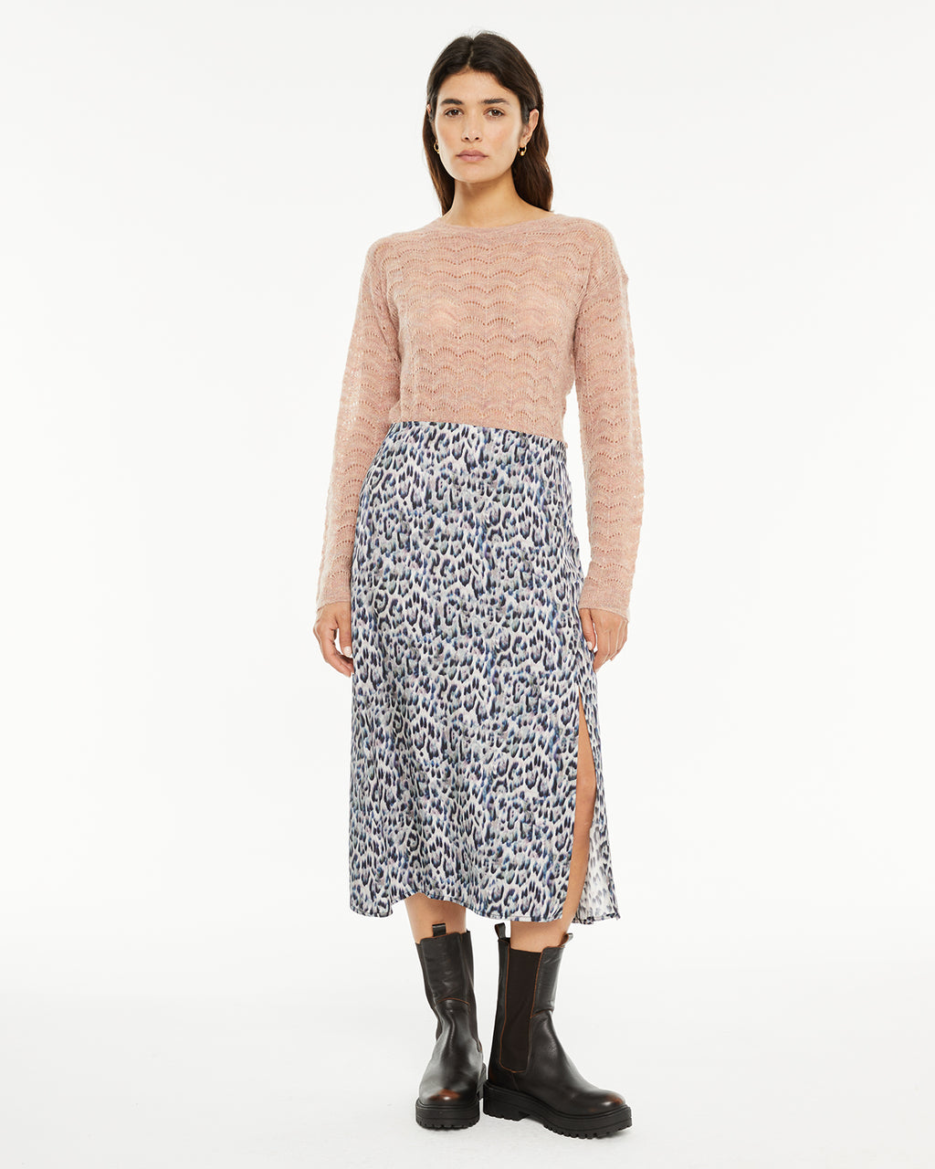 Falda animal print