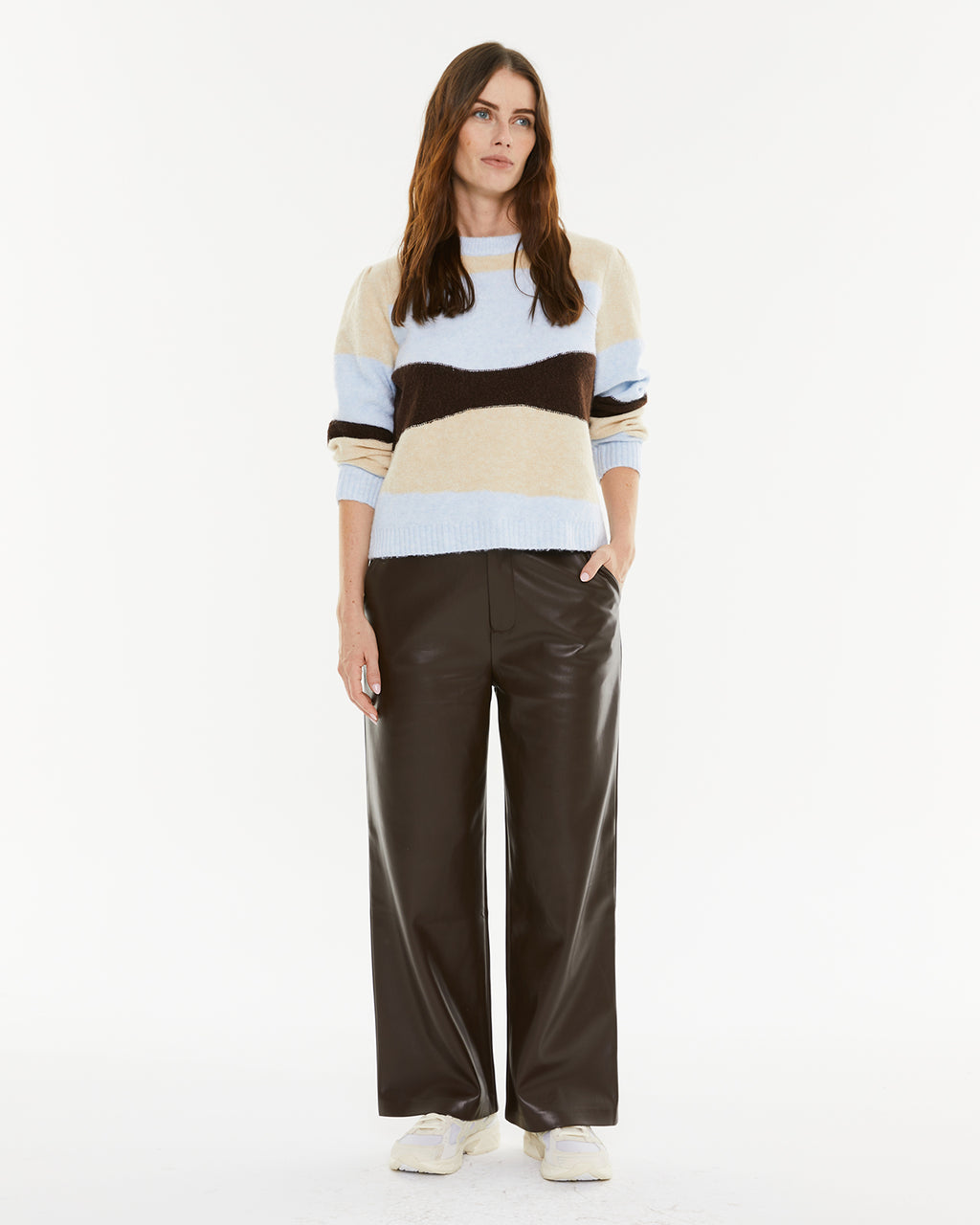 Jersey jacquard tricolor