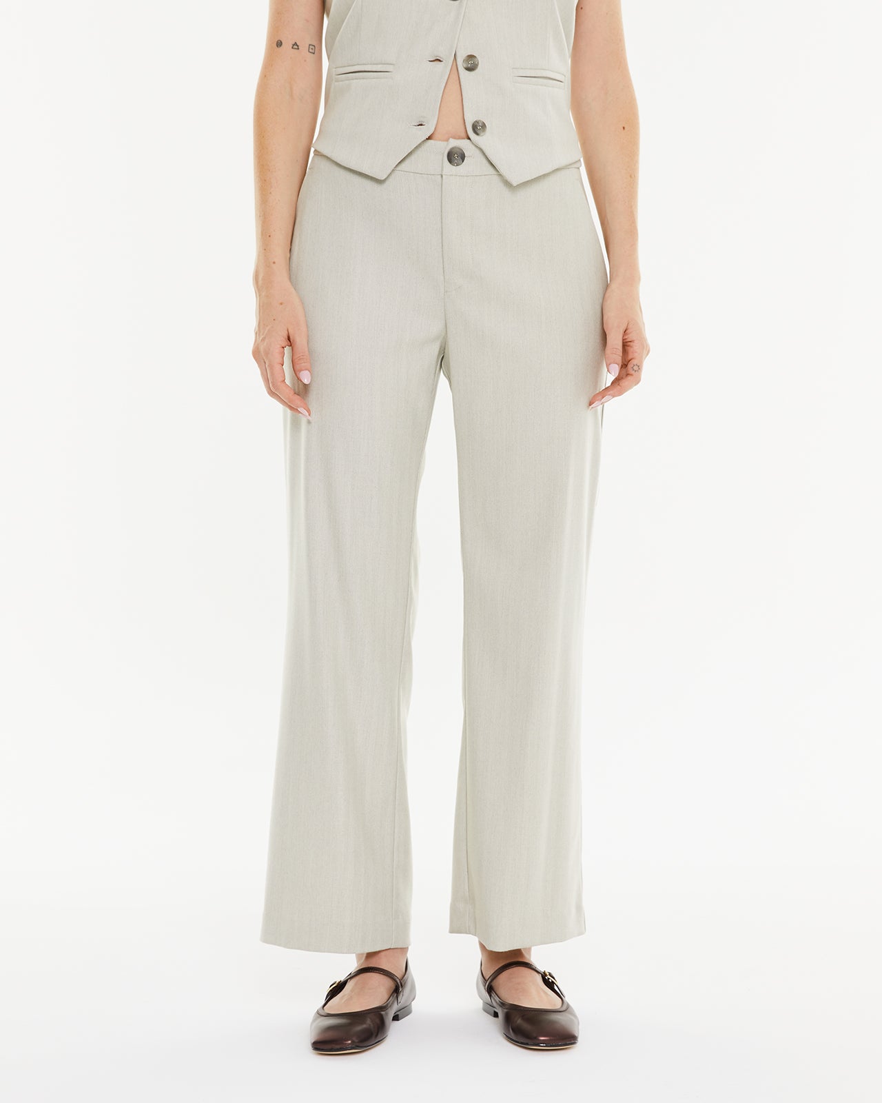 Pantalón traje espiga