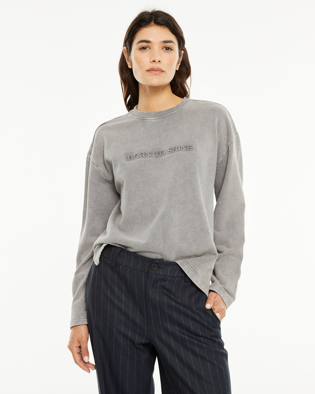 Sudadera embrossed